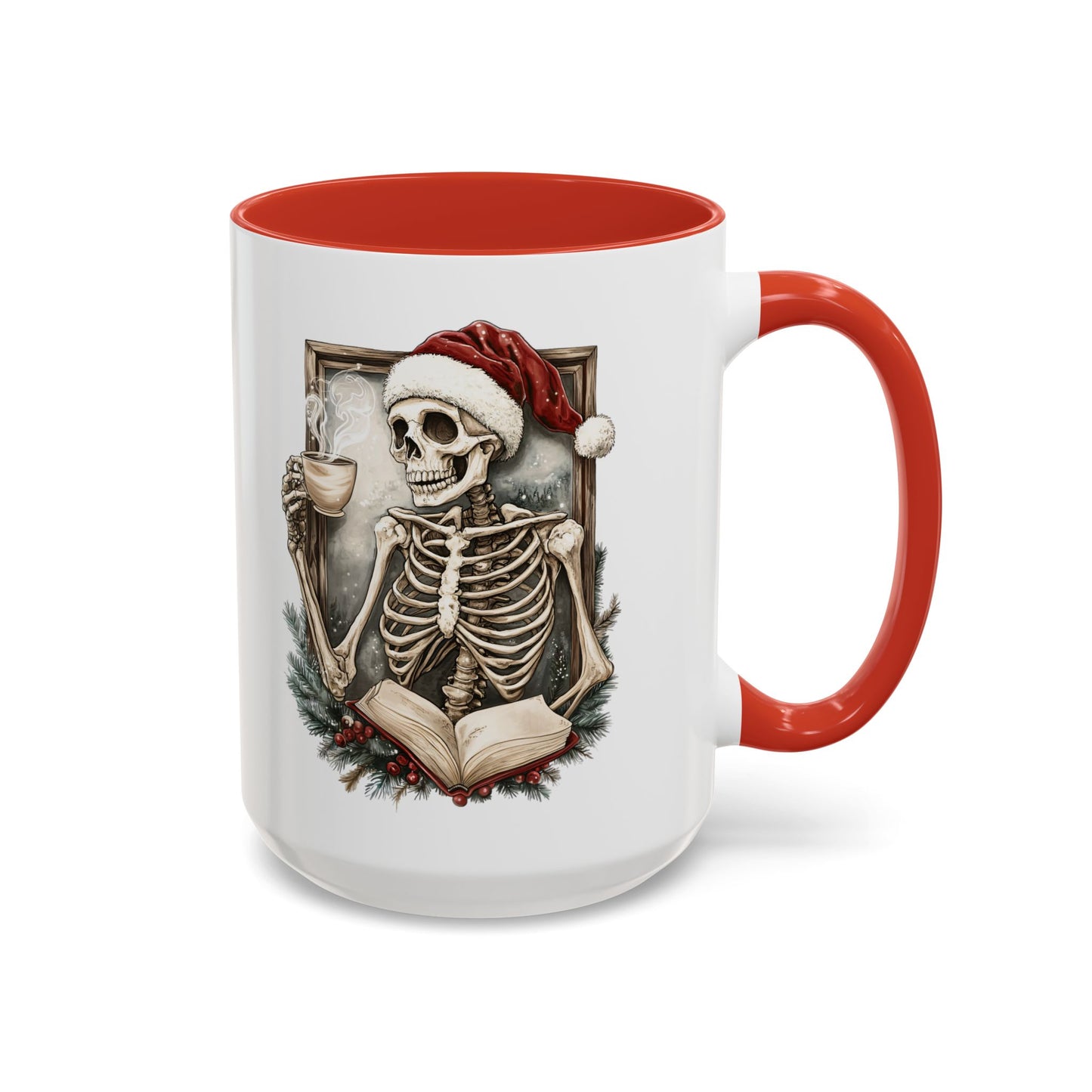 Spooky Skeleton Christmas Mug (11, 15oz)