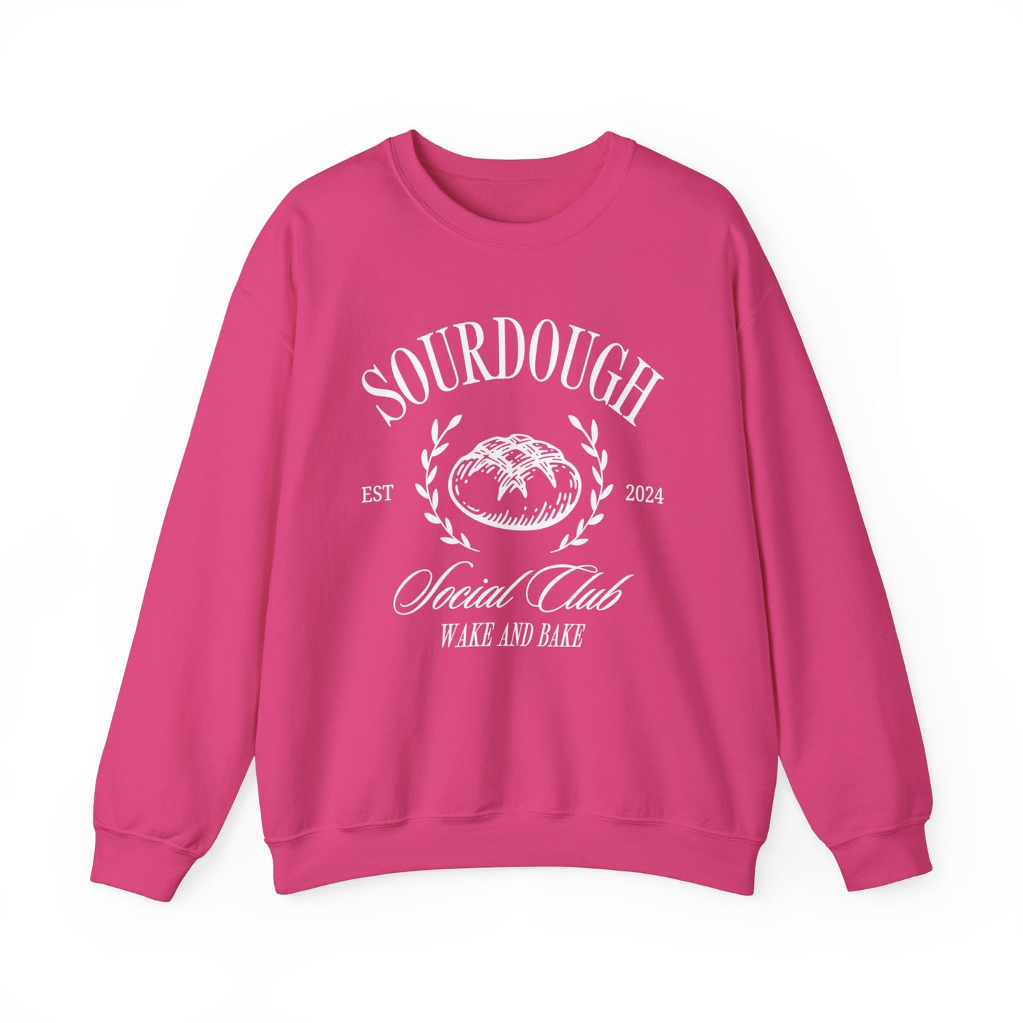 Sourdough Social Club Crewneck Sweatshirt - white letters