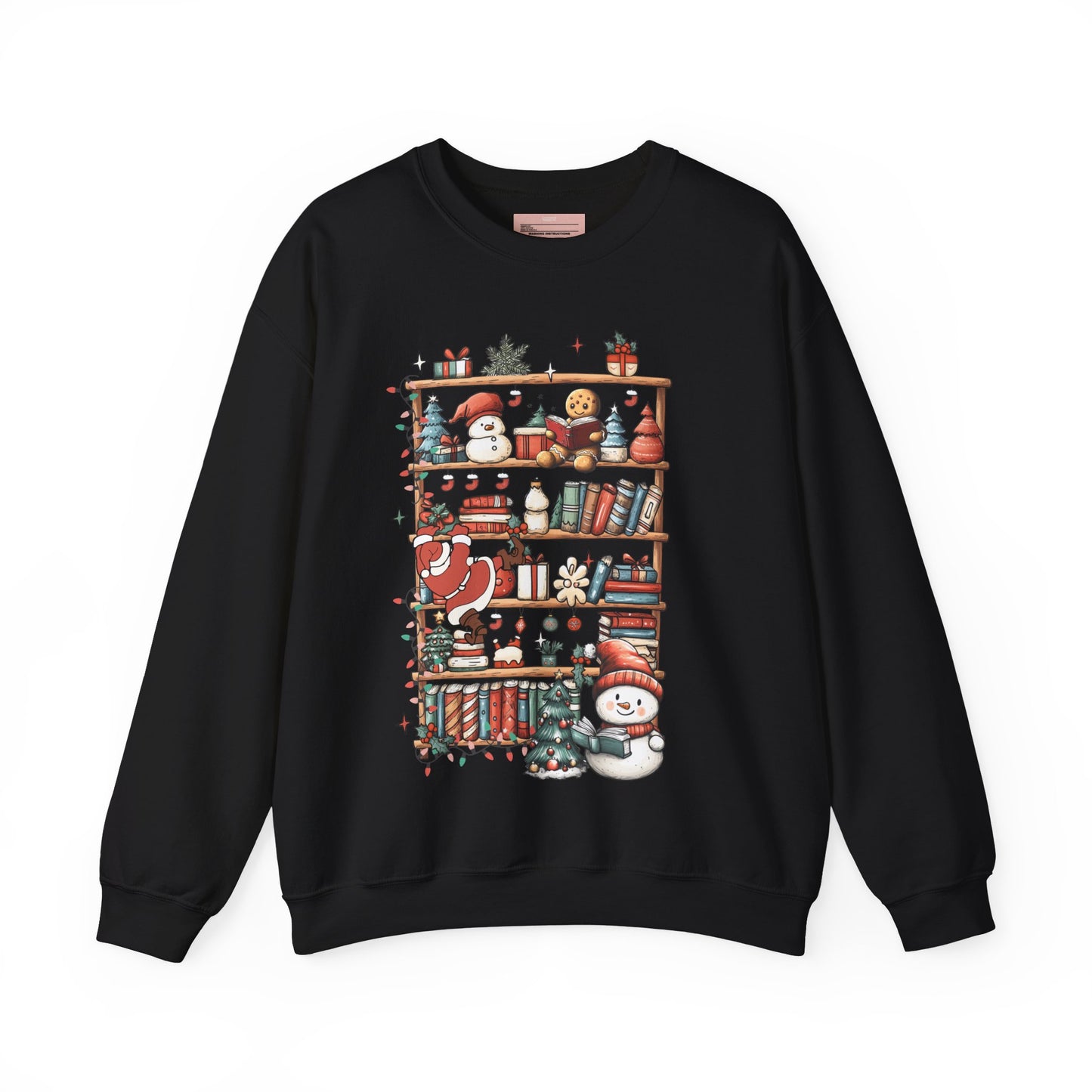 Christmas Book Shelf Sweatshirt