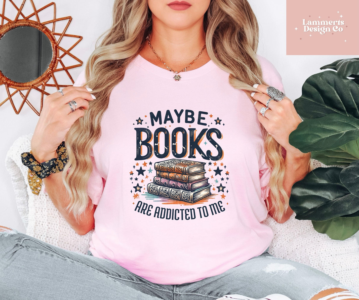 Maybe Books are Addicted to Me Tee