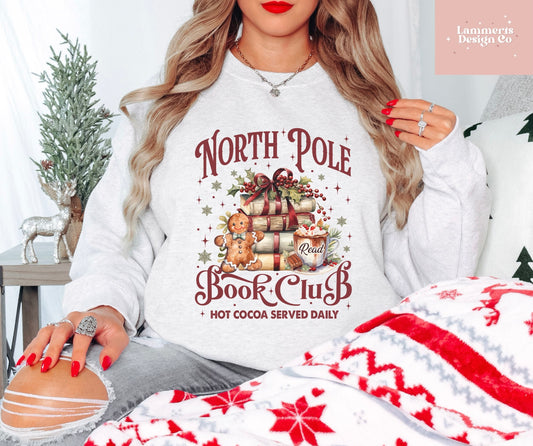 North Pole Book Club Sweatshirt