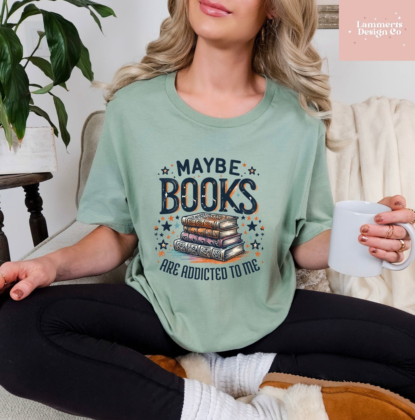 Maybe Books are Addicted to Me Tee