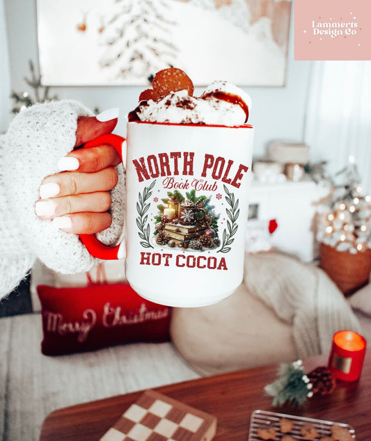 North Pole Hot Cocoa Mug, 15oz