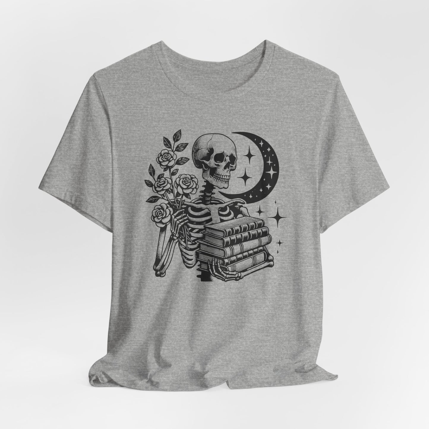 Floral Skeleton Reader Tee