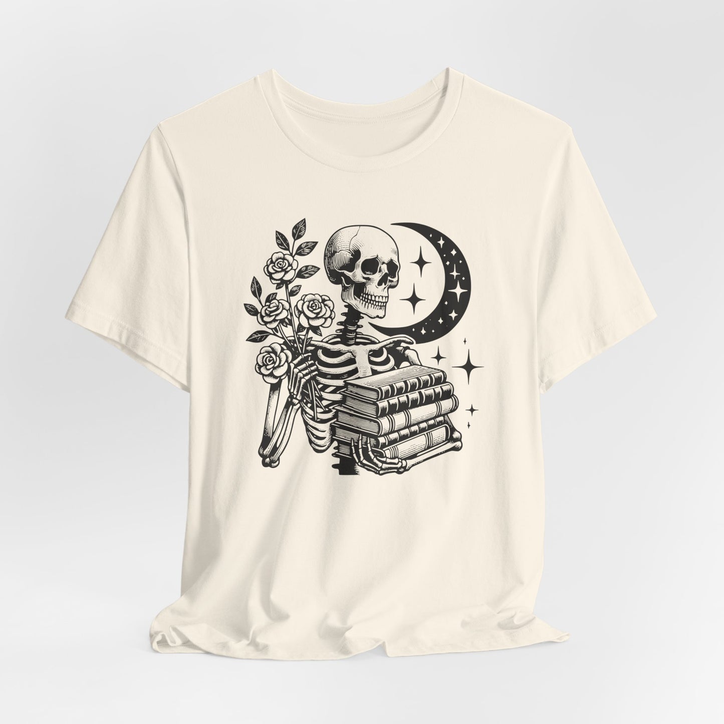 Floral Skeleton Reader Tee