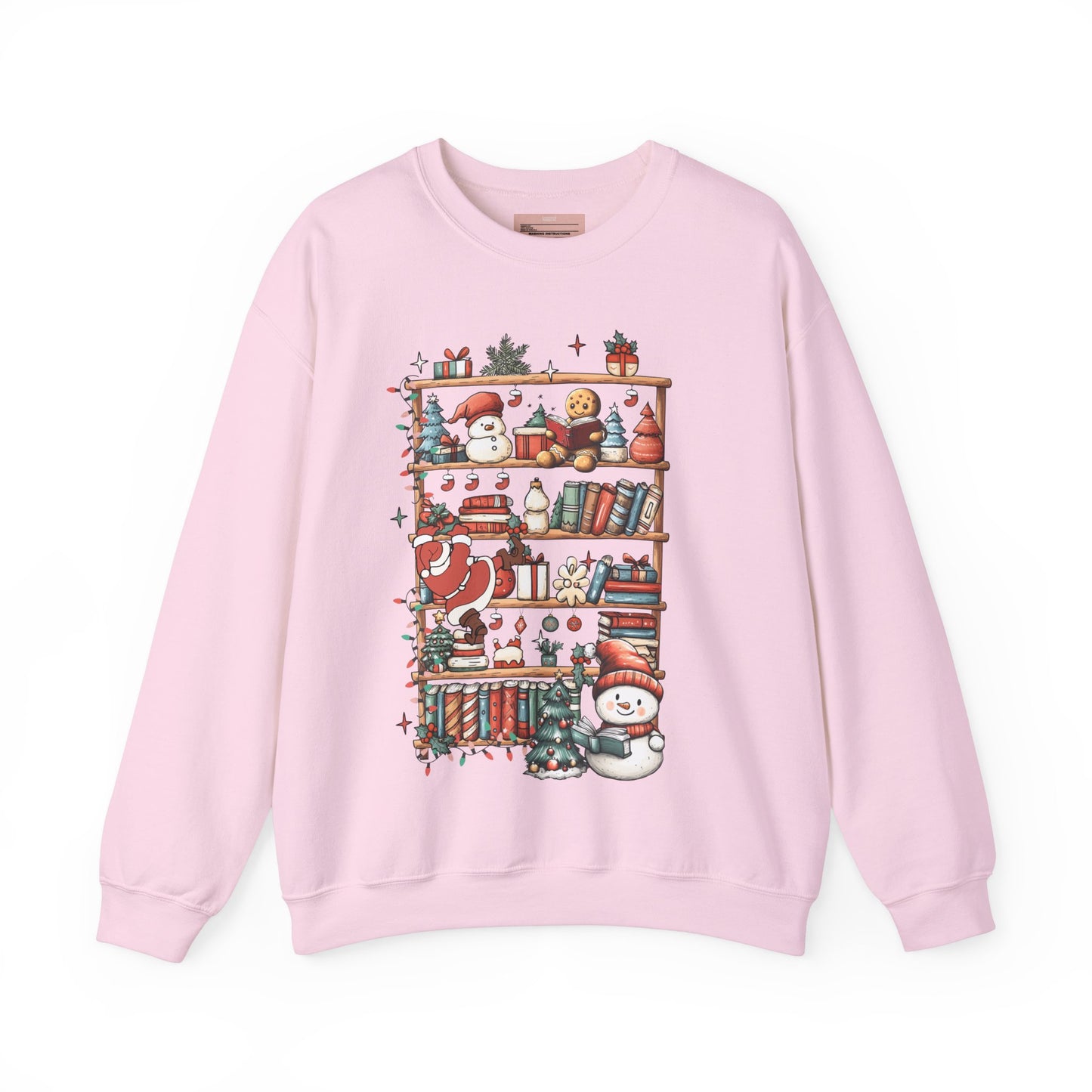 Christmas Book Shelf Sweatshirt