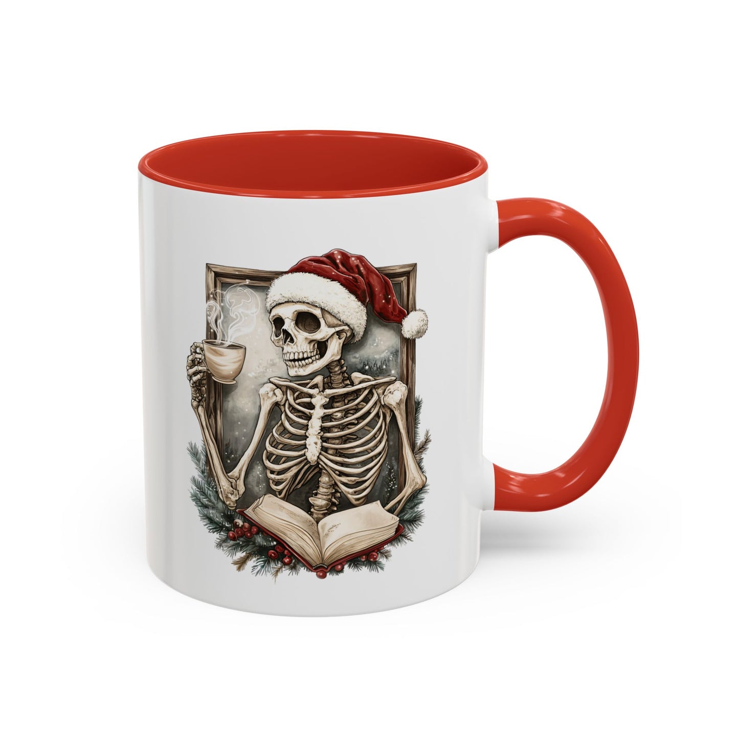 Spooky Skeleton Christmas Mug (11, 15oz)