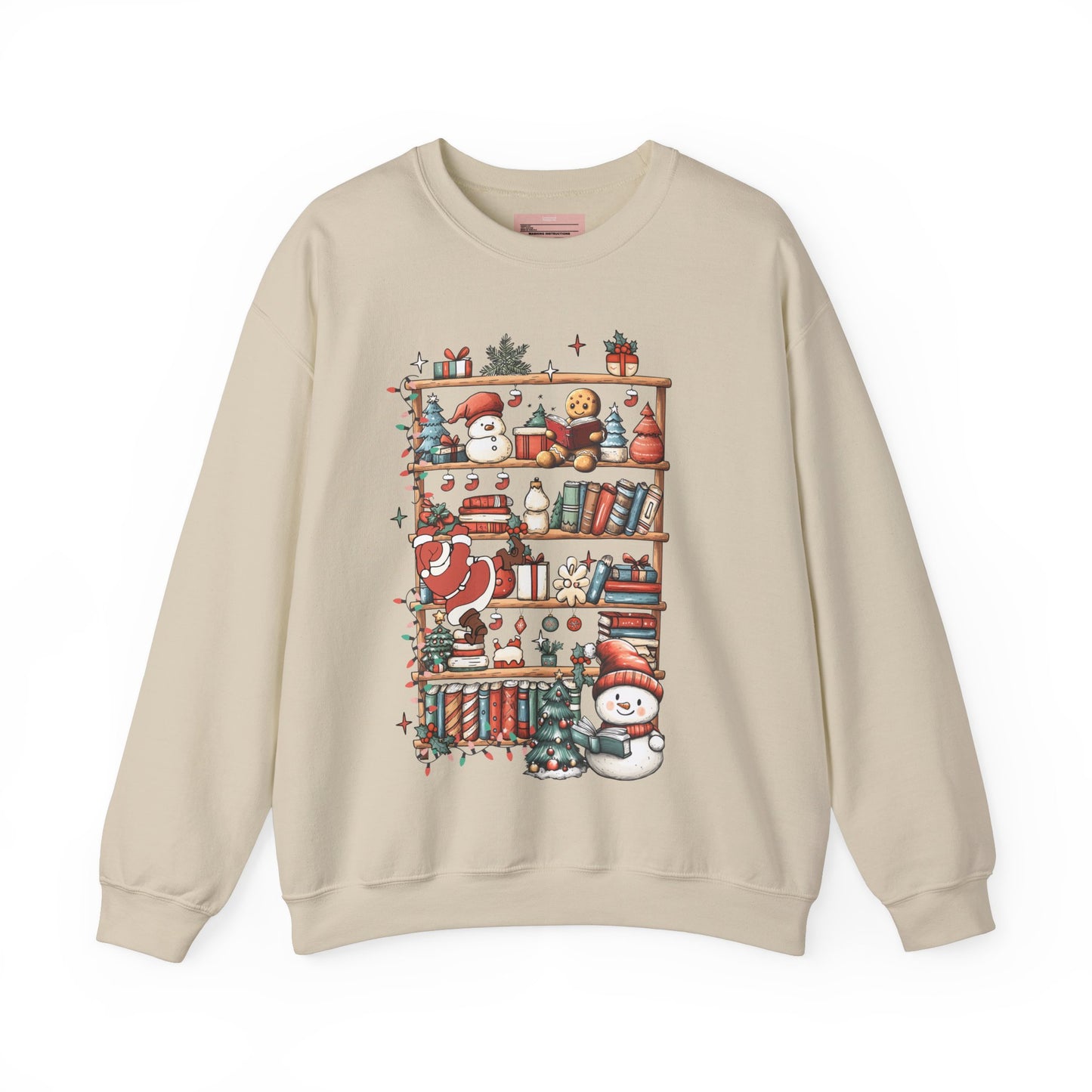 Christmas Book Shelf Sweatshirt