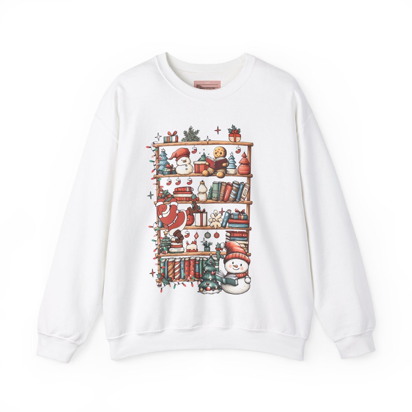 Christmas Book Shelf Sweatshirt