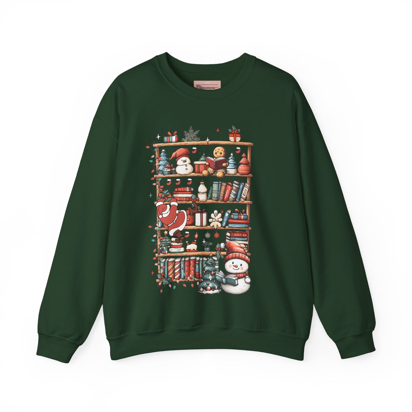 Christmas Book Shelf Sweatshirt