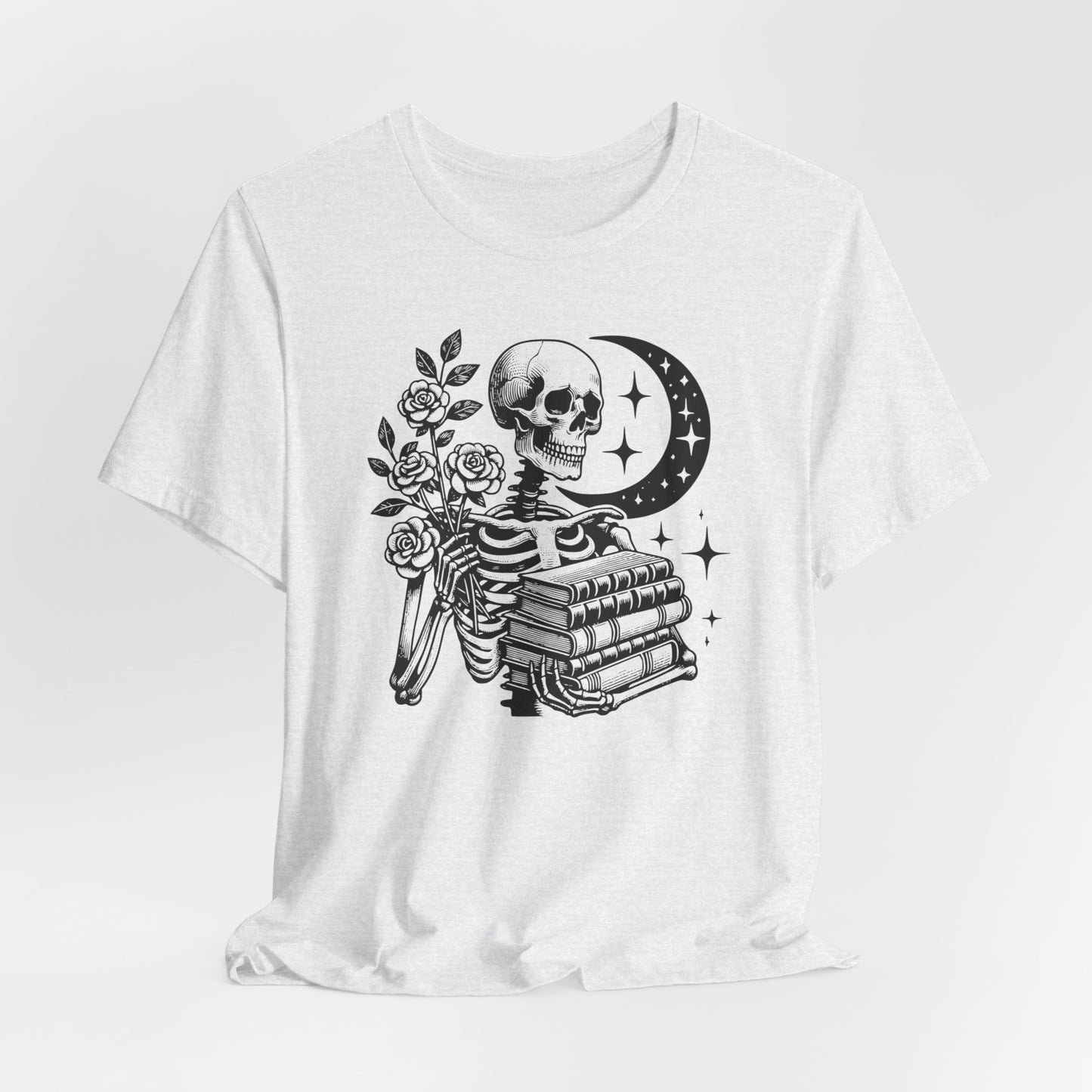 Floral Skeleton Reader Tee