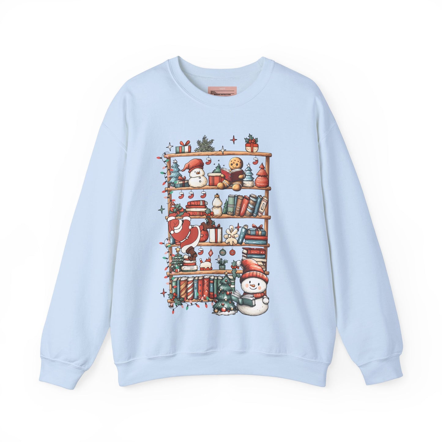 Christmas Book Shelf Sweatshirt