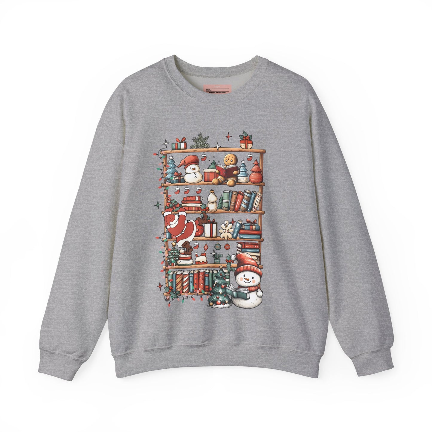 Christmas Book Shelf Sweatshirt