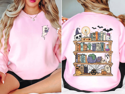 Ghost Library Crewneck Sweatshirt