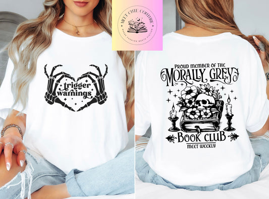 Morally Grey Book Club Tee