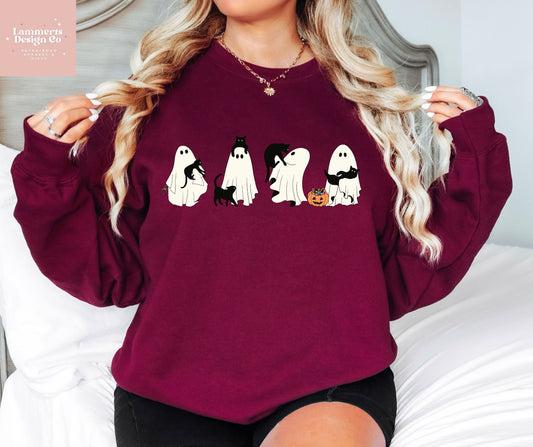 Ghost Cat Sweatshirt