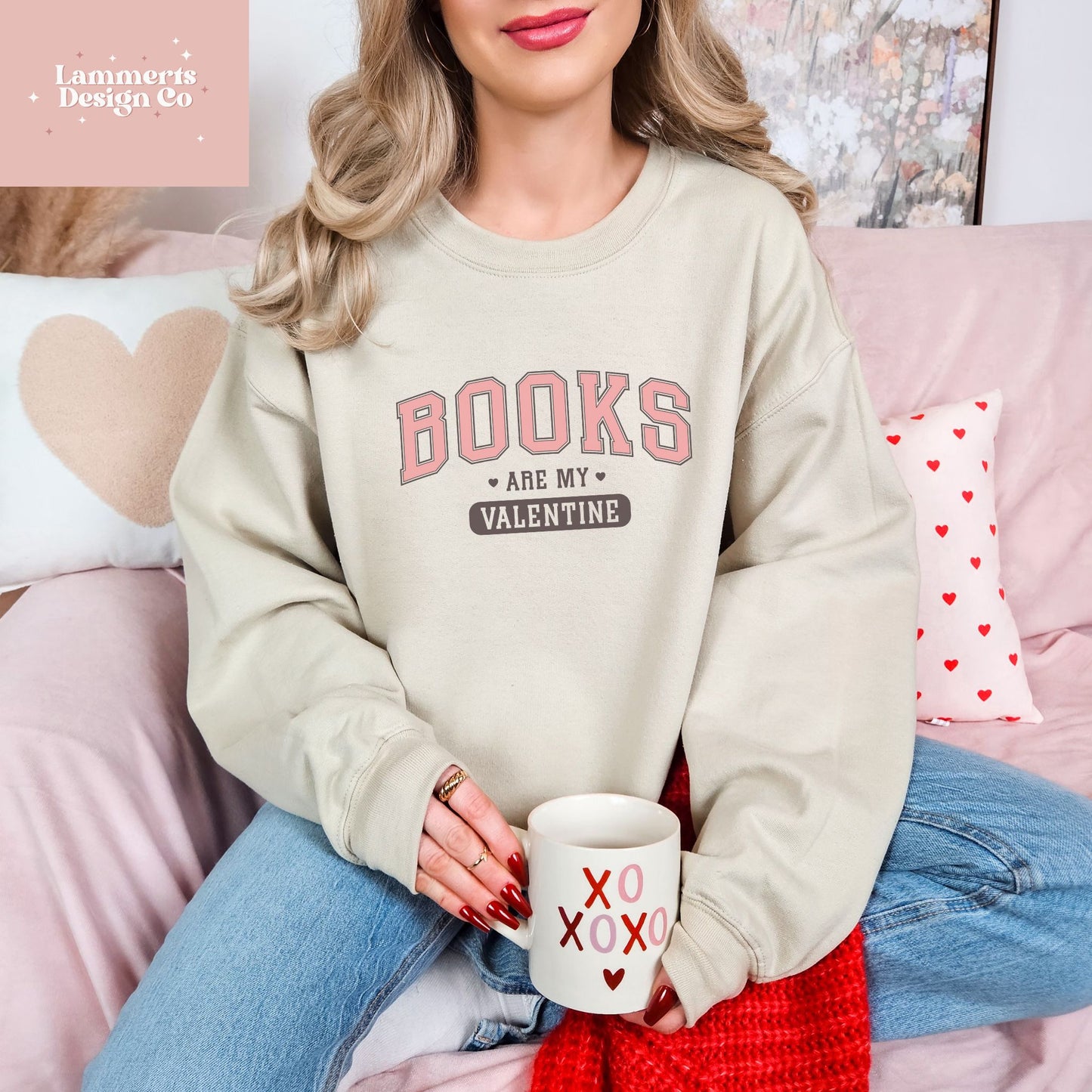 Books Are My Valentine Sweatshirt