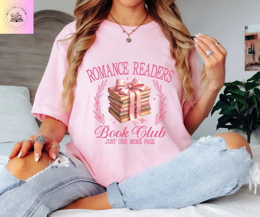 Romance Reader Book Club Tee