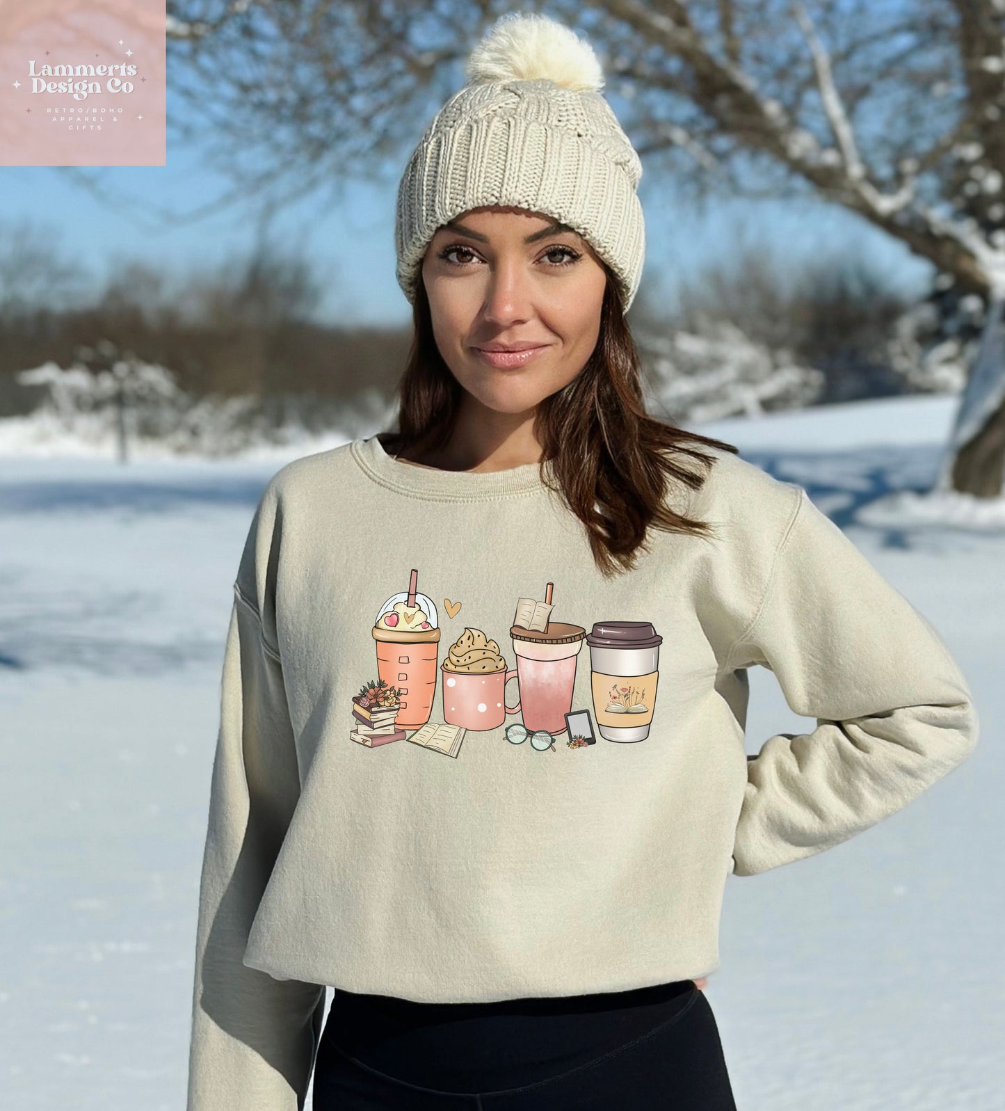 Book Latte Sweater