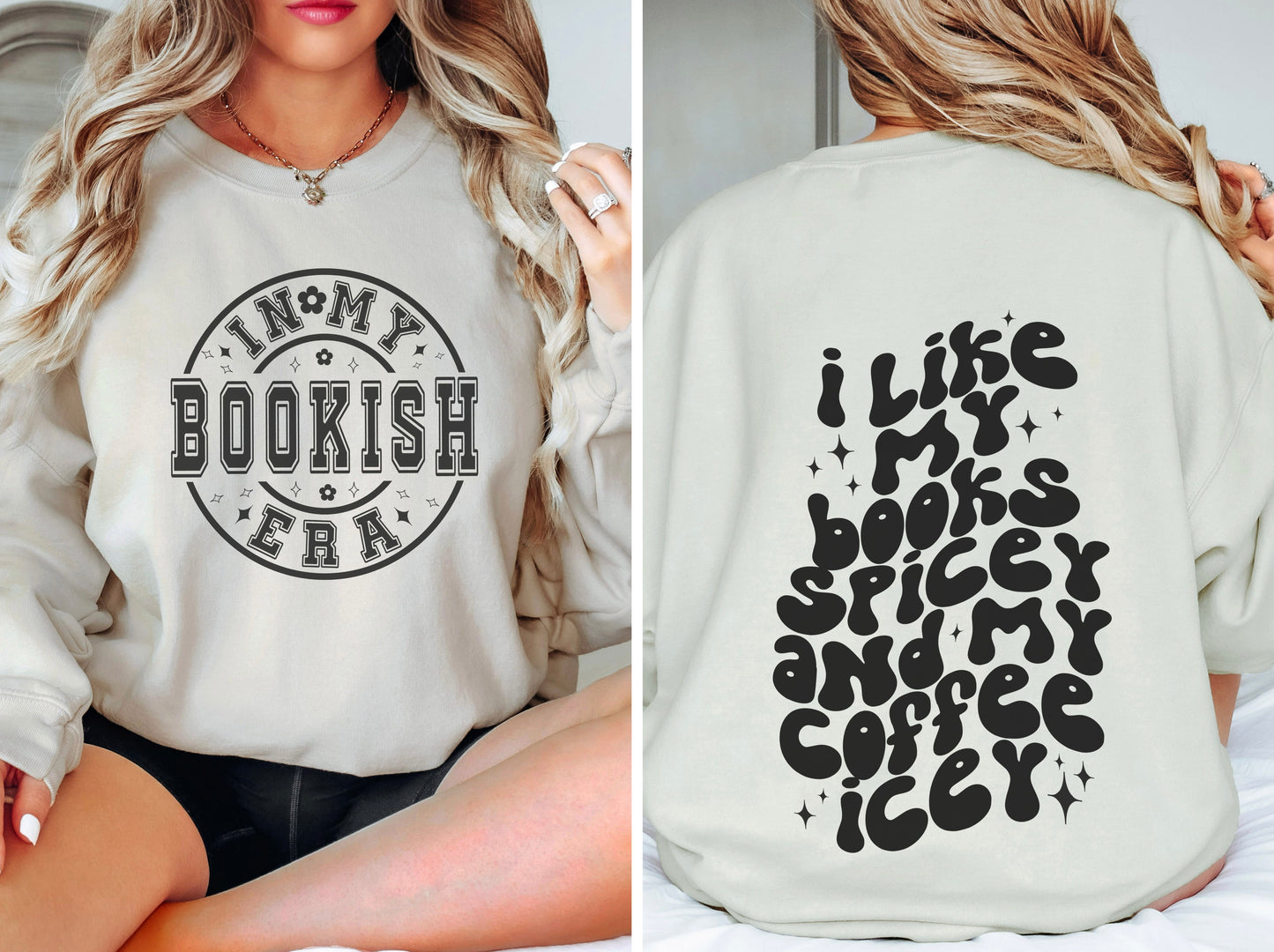 I Like My Books Spicy, Coffee Icey Sweater